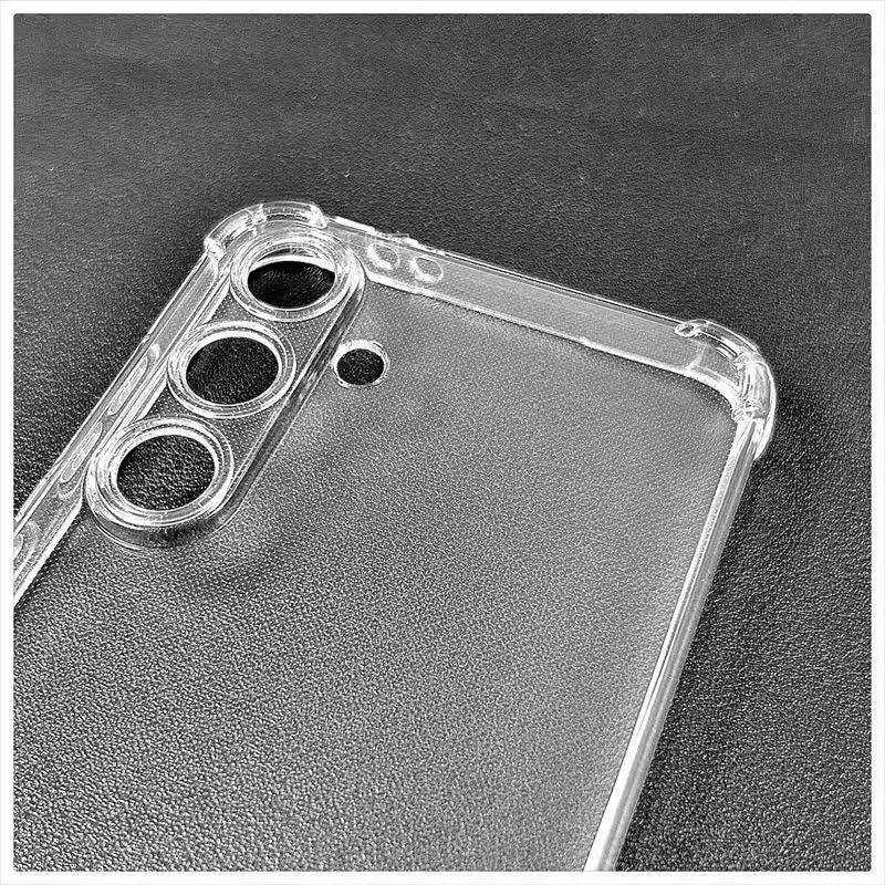 Clear Silicone Samsung Galaxy Case — Transparent Shockproof Soft Cover