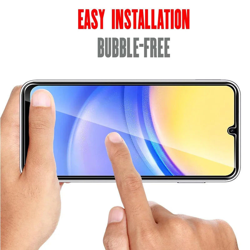 Tempered Glass Screen Protector for Samsung Galaxy A Series — 9H Full Cover