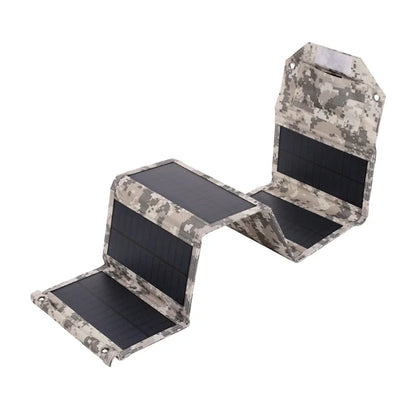 Foldable Solar Panel Charger — Waterproof USB Solar Charger for Camping & Outdoors