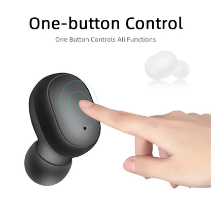 E6S Wireless Earbuds — Bluetooth 5.1 TWS with Digital Battery Display