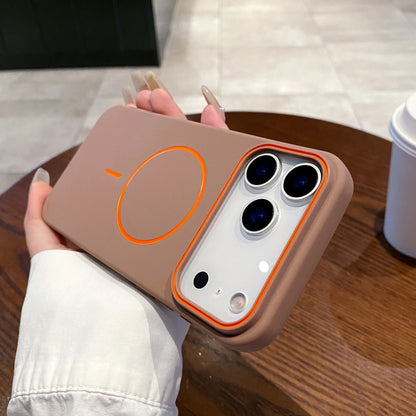 Ultrathin Matte MagSafe iPhone Case — Soft Magnetic Wireless Charging Cover