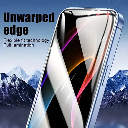 Hydrogel Screen Protector for iPhone — 4-Pack Full Cover Self-Healing Film